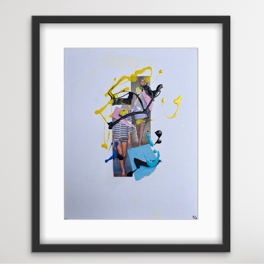Original Minimalistic Mixed Media Painting for home decor 5/6